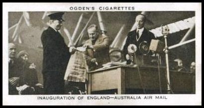 50 Inauguration of England to Australia Air Mail